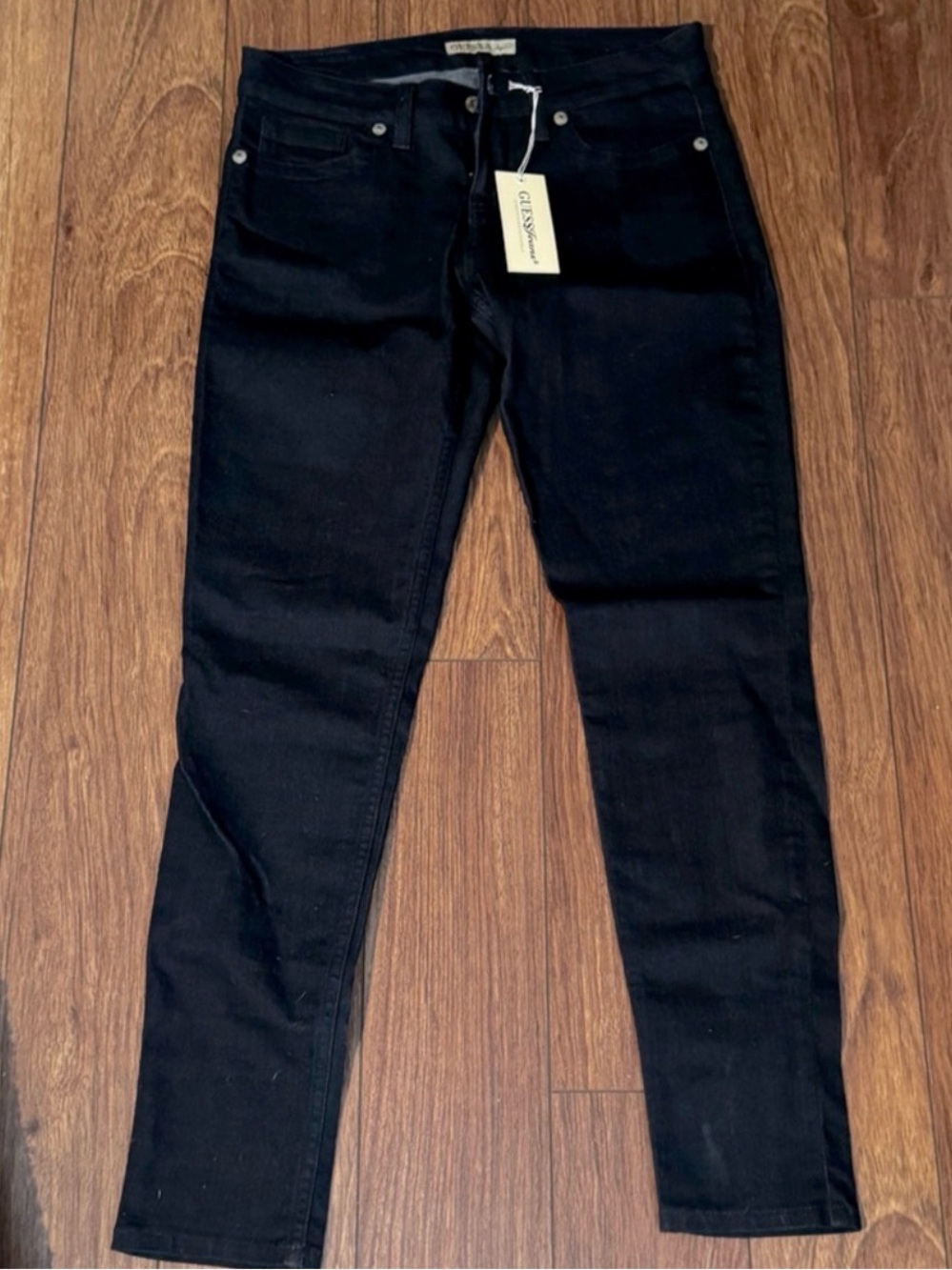 Guess dark wash skinny jeans